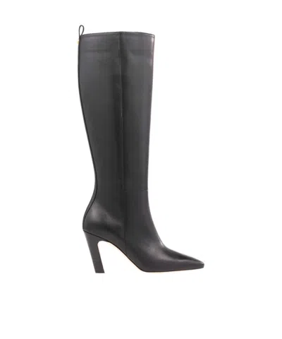 Bally Logo Boots In Black