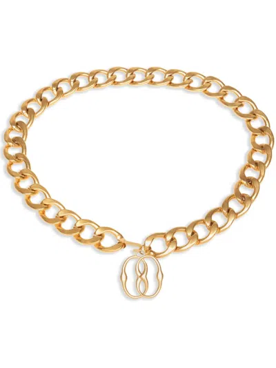 Bally Emblem Halskette In Gold