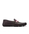 Bally Pearce Logo Detailed Slip-on Loafers In Black