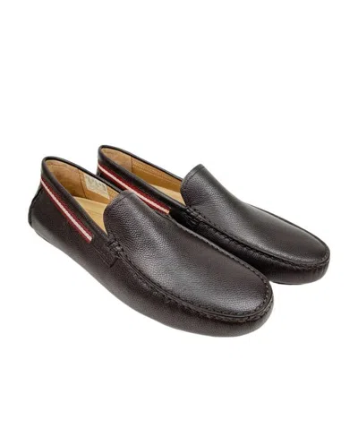 Bally Logo Business Casual Shoes In Black