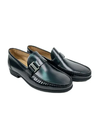 Bally Logo Business Casual Shoes In Gray