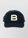 Bally Logo Cap Featuring Curved Brim In Blue