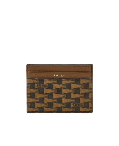 Bally Logo Card Pack In Brown
