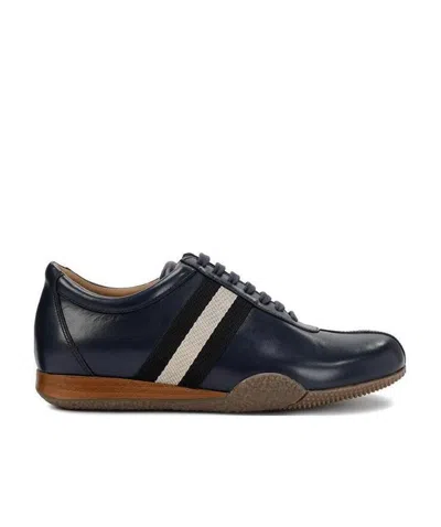 Bally Logo Casual Sports Shoes In Black