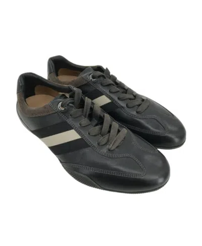 Bally Logo Casual Sports Shoes In Black