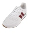 Bally Sprinter Men's 6238402 White Leather Suede Sneakers In White