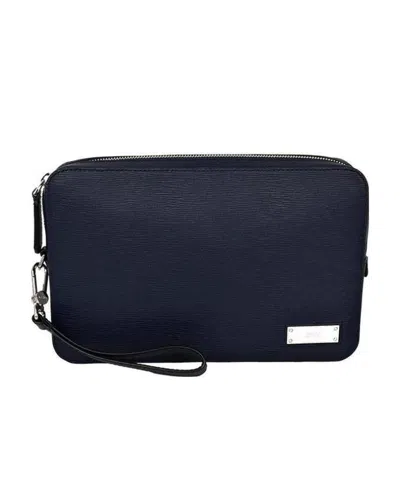 Bally Logo Clutch In Black