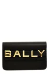 Bally Logo Crossbody Bag Crossbody Bags Black