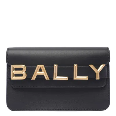 Bally Logo Crossbody Bag In Black