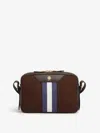 Bally Logo Crossbody In Brown