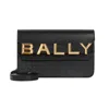 Bally Logo Crossbody Bag Crossbody Bags Black In Black