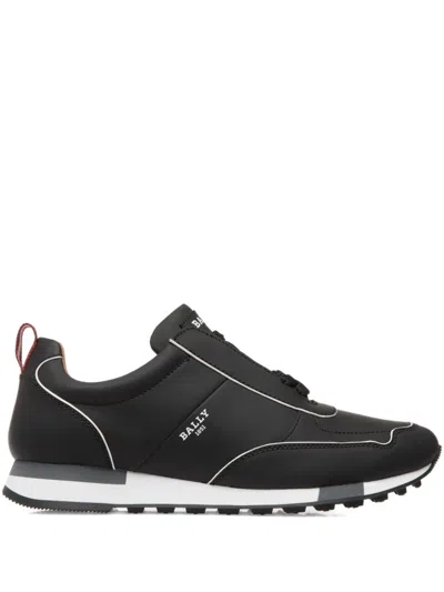 Bally Logo-detail Sneakers In Black