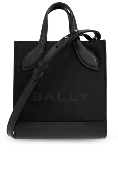 Bally Logo-detailed Shoulder Bag In Black