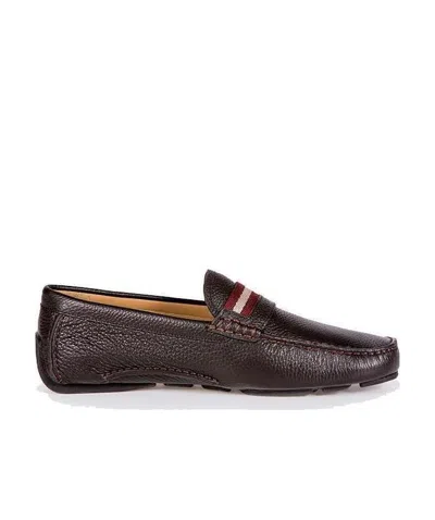 Bally Logo Details Business Casual Shoes In Black