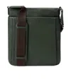 Bally Logo Details Satchel In Green