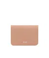 Bally Logo Details Wallet In Nude