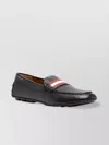 Bally Logo Embossed Leather Loafers
