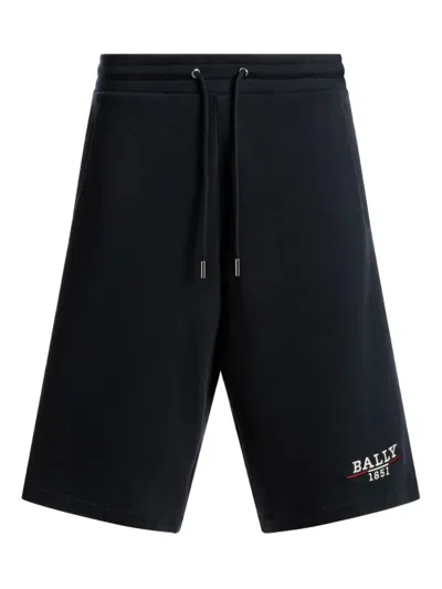 Bally Logo-embroidered Cotton Shorts