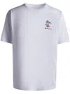 Bally Logo-embroidered Cotton T-shirt In White