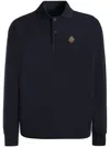 Bally Logo-embroidered Polo Shirt In Blue