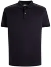 Bally Logo-embroidered Polo Shirt In Blau