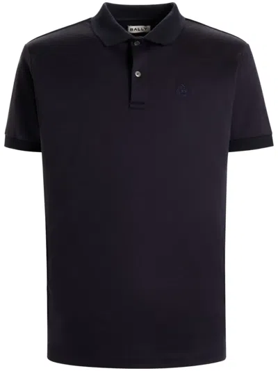 BALLY LOGO-EMBROIDERED POLO SHIRT