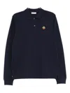Bally Logo-embroidered Polo Shirt In Blue