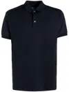 Bally Logo-embroidered Polo Shirt In Blue
