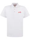 Bally Logo Embroidered Short-sleeved Polo Shirt In White