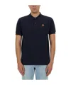 Bally Short Sleeve Polo Shirt With Collar Design In Blue
