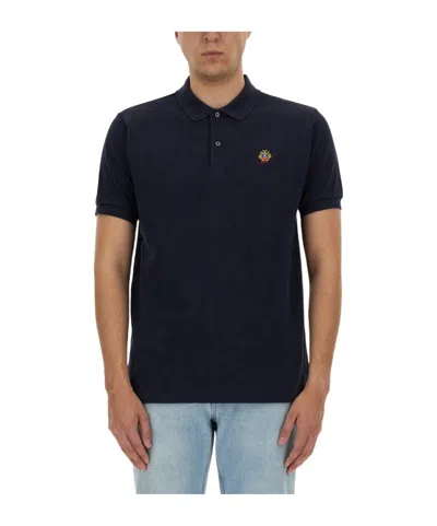 BALLY BALLY LOGO-EMBROIDERED SHORT-SLEEVED POLO SHIRT