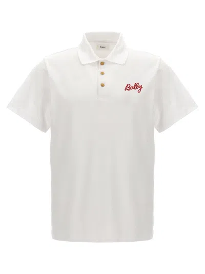 BALLY LOGO EMBROIDERED SHORT-SLEEVED POLO SHIRT