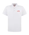Bally Logo Embroidered Short-sleeved Polo Shirt In White
