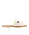 Bally Logo-embroidered Slide Sandals In Nude