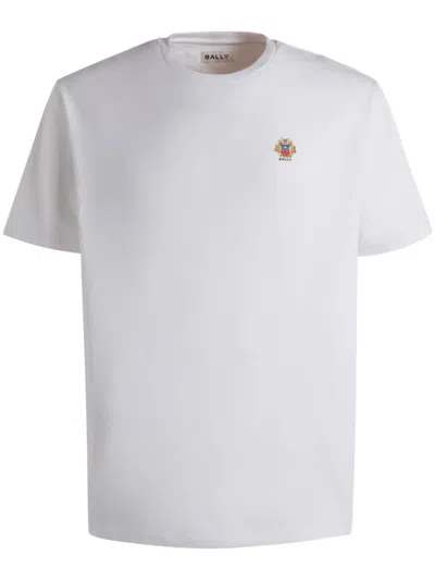 Bally Logo-embroidered T-shirt In Multi