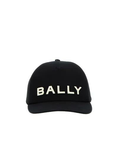 Bally Embroidered Logo Hat In Black