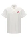 Bally Logo Embroidered Short-sleeved Polo Shirt In White