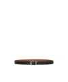 Bally Logo Engraved Belt In Black
