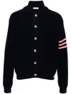 Bally Men's Wool Cardigan In Black