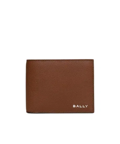 Bally Logo Flip Wallet In Black
