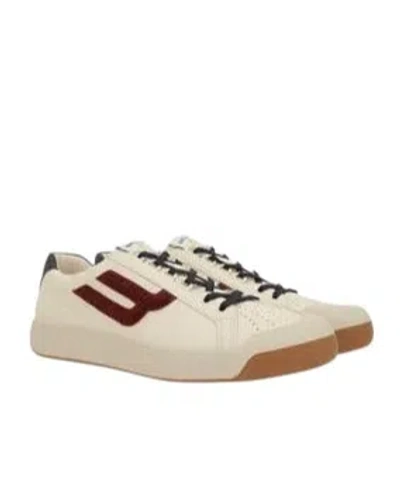 Bally Logo Flocked Low-top Sneakers In Neutral