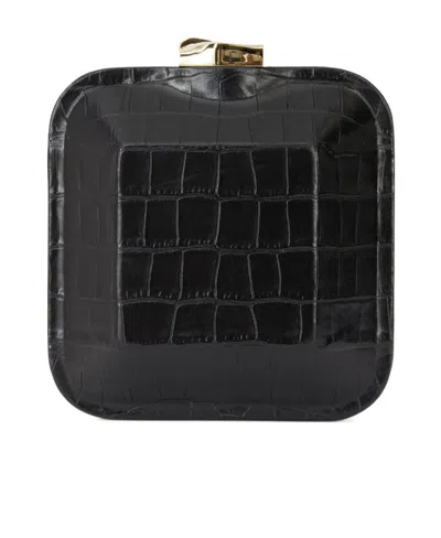 Bally Logo Hand-held Bag In Black