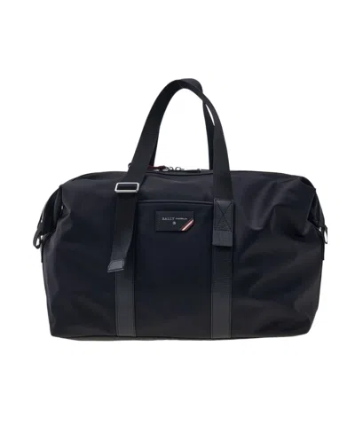 Bally Logo Handbag In Black