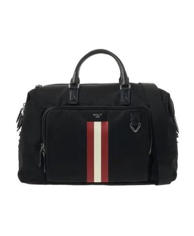 Bally Logo Handbag In Black