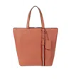 Bally Logo Details Handbag In Brown