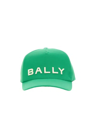 Bally Logo Hat In Green