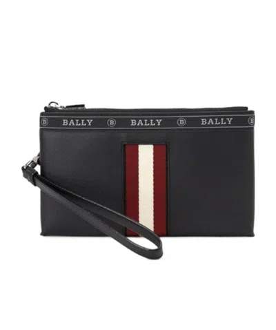 Bally Logo Letter Handbag In Green