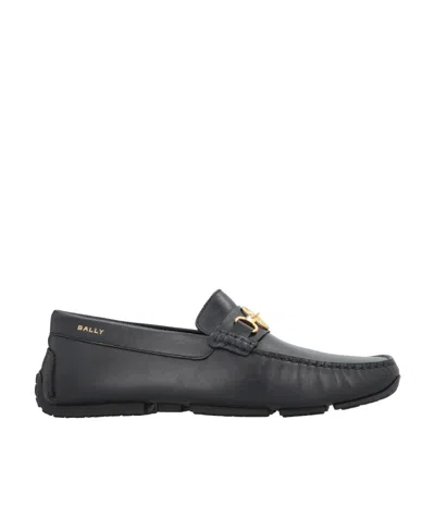Bally Logo Loafers
