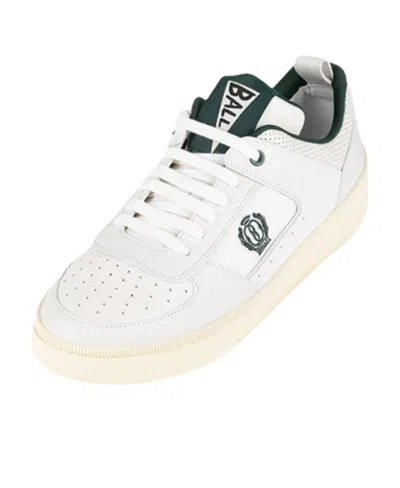 Bally Logo Logo Low Upper Board Shoes In White