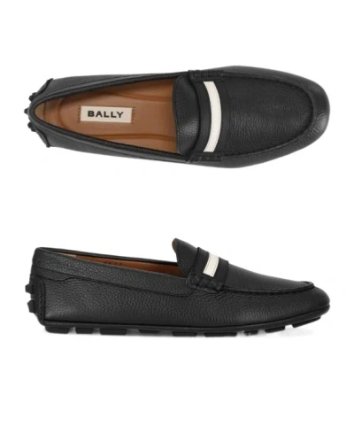 Bally Logo Love Shoes In Black